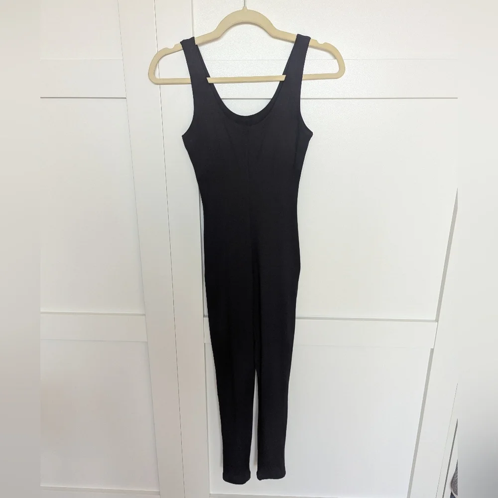 JLUXLABEL Black Alo Double Layer Jumpsuit Size Small - Picture 10 of 10